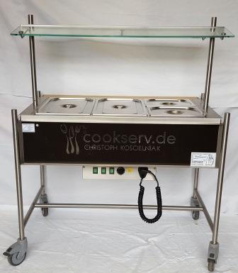 Bain Marie, Heiße Theke