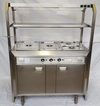 Bain Marie, Heiße Theke