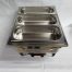 Chafing Dish, 3 Einsätze 1/3 GN