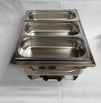 Chafing Dish, 3 Einsätze 1/3 GN